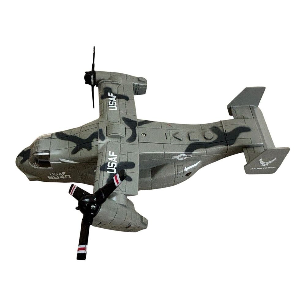 Brooklyn Lollipops USAF V-22 Osprey Tiltrotor Toy Airplane Light Sound Camo